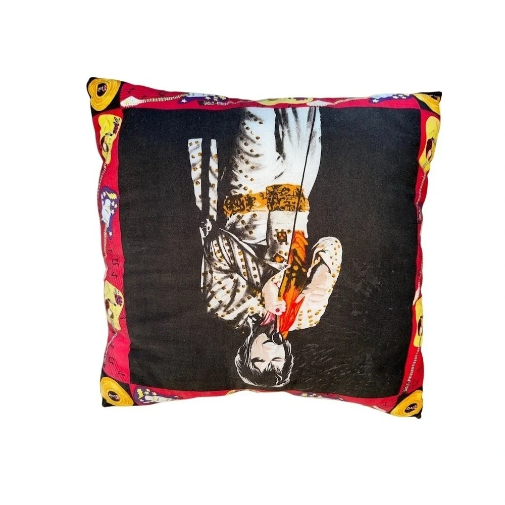 Elvis Presley Throw Pillow 16x16 Double-Sided Rock & Roll Music‎ Border